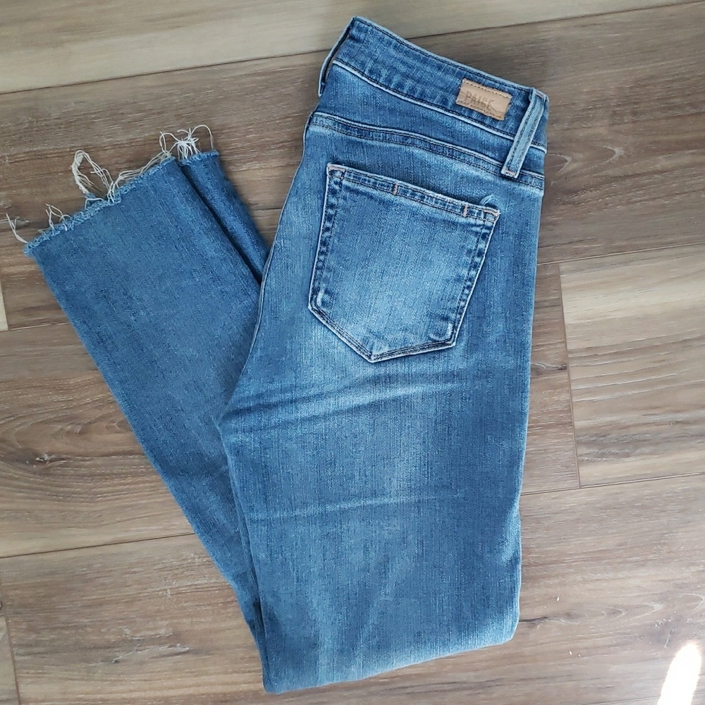 PAIGE Light Blue Ankle Jeans